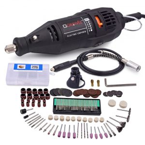 220V Electric Mini Drill For Dremel Rotary Tool Variable Speed Mini Drill with Flexible Shaft and 160pcs Dremel Accessories