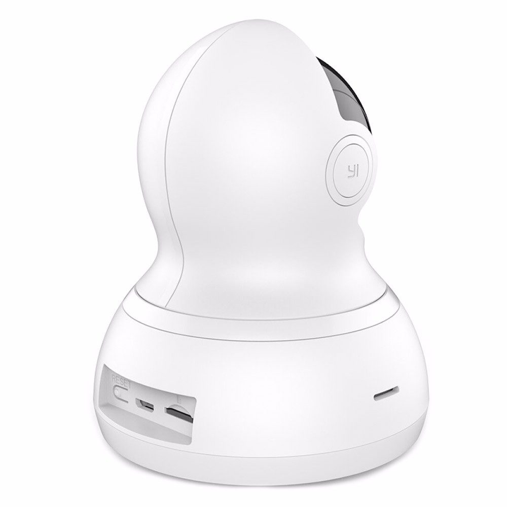 YI Dome Camera 720p Pan/Tilt/Zoom Wireless IP Security Surveillance System HD Night Vision (US / EU Edition) White Baby Monitor