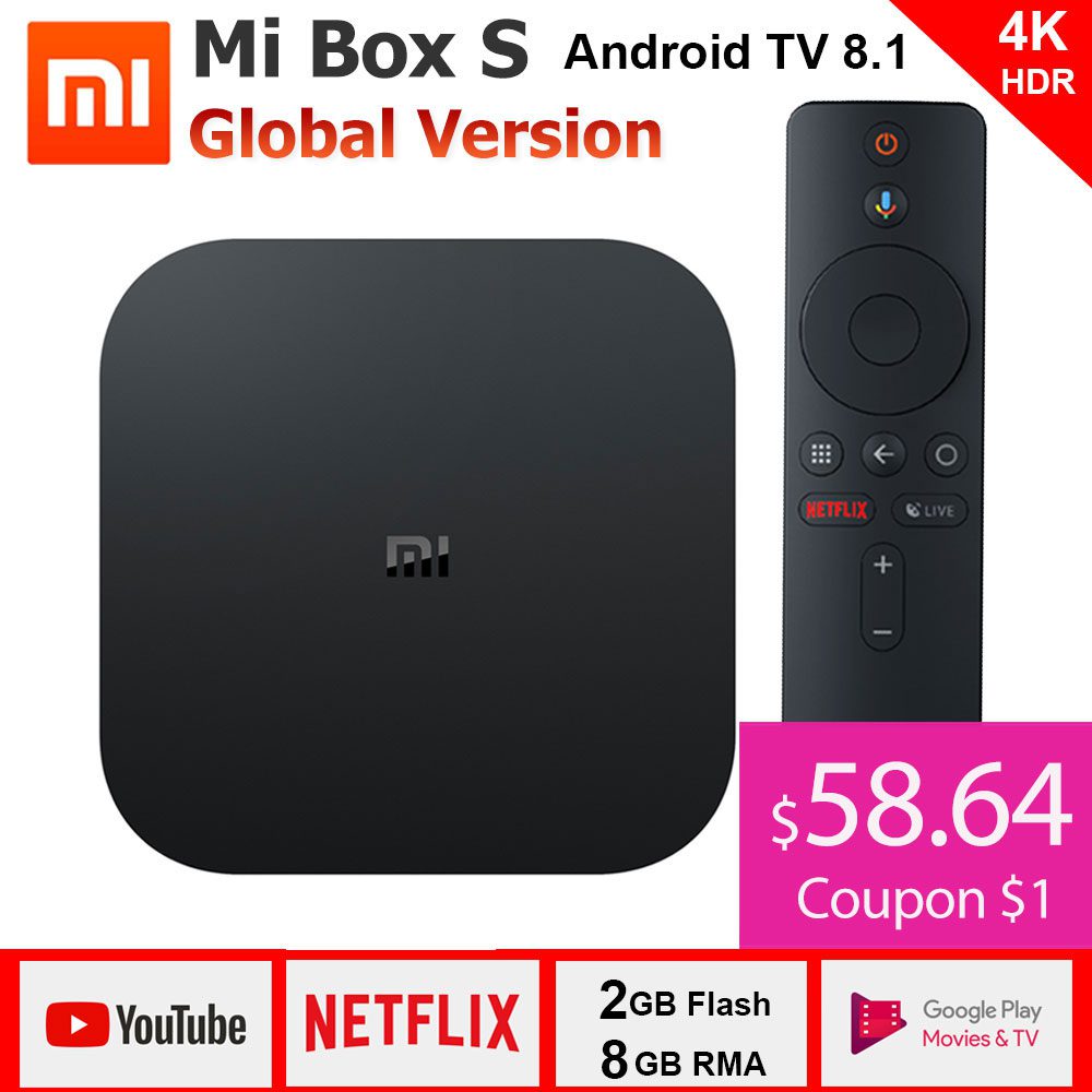 סטרימר שיאומי מי בוקס אס Xiaomi Mi Box S