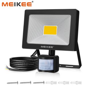 50W LED Flood Light with Motion Sensor פרוגקטור עם חיישן תנועה 50 וואט